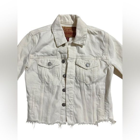 Lucky Brand Women's Tomboy Trucker Denim Jacket Size XS - Picture 3 of 6